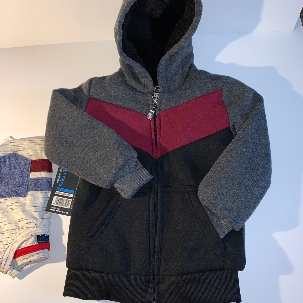 Street Rules Boys color block hoodie